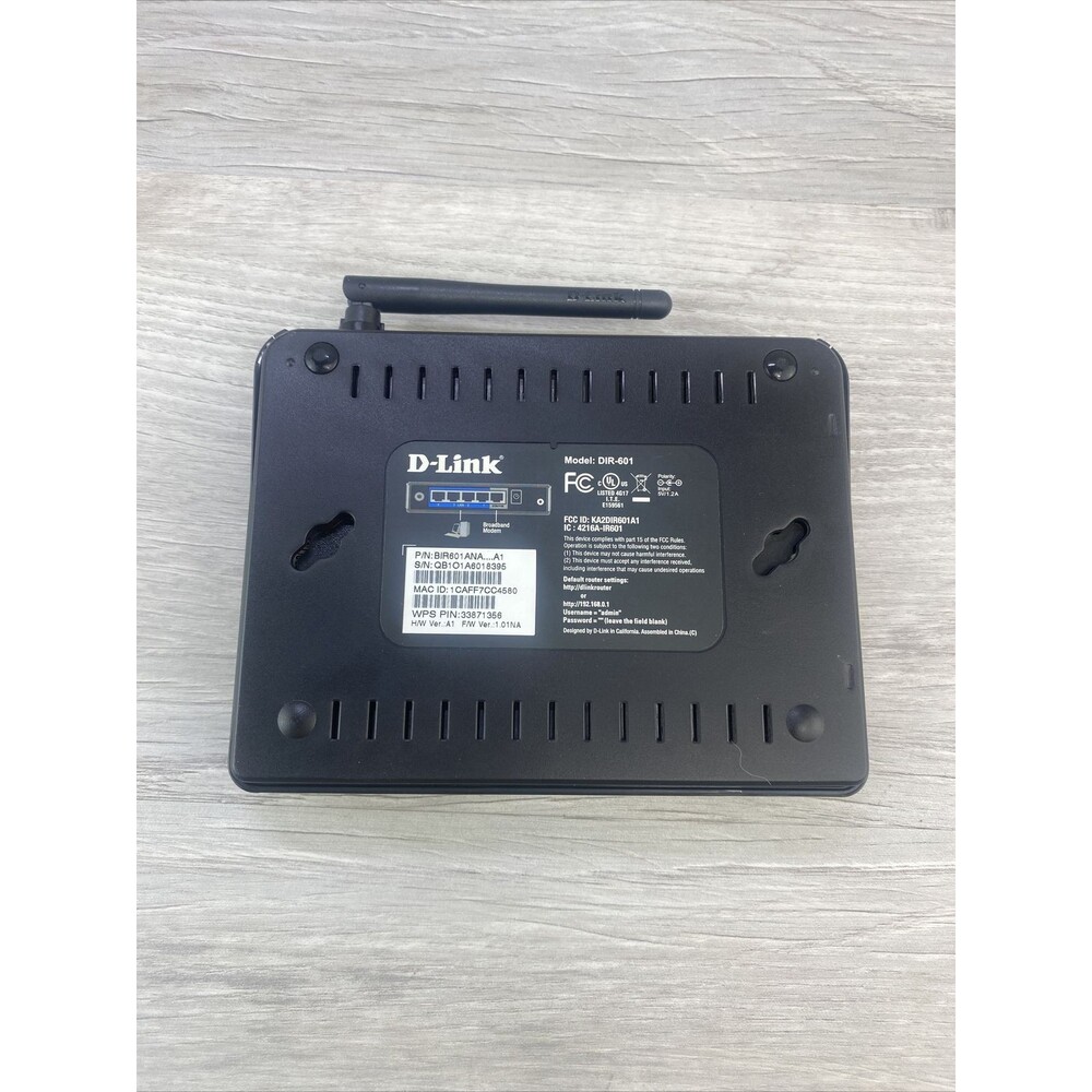 D-Link DIR-601 Wireless Home Router 150Mbps Wireless N 4 Port - Picture 6 of 7